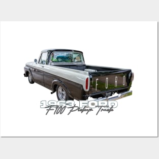1963 Ford F100 Pickup Truck Posters and Art